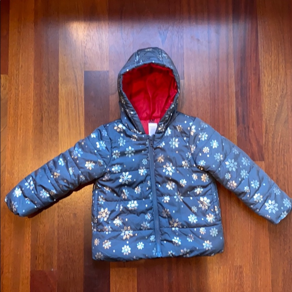 Gymboree Girls size XS (4) Snowflake Jacket EUC